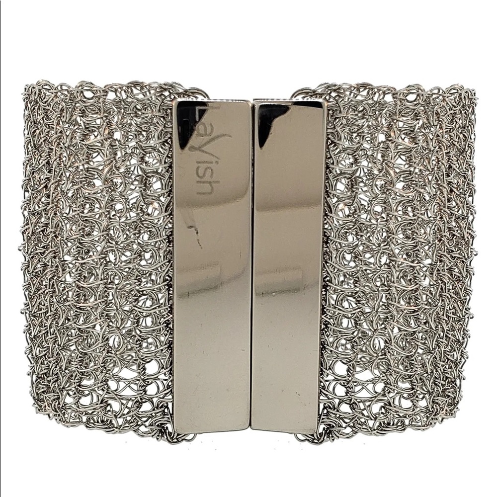 Crochet Metal Cuff Bracelet
LAVISH BY TRICIA MILANEZE NWOT